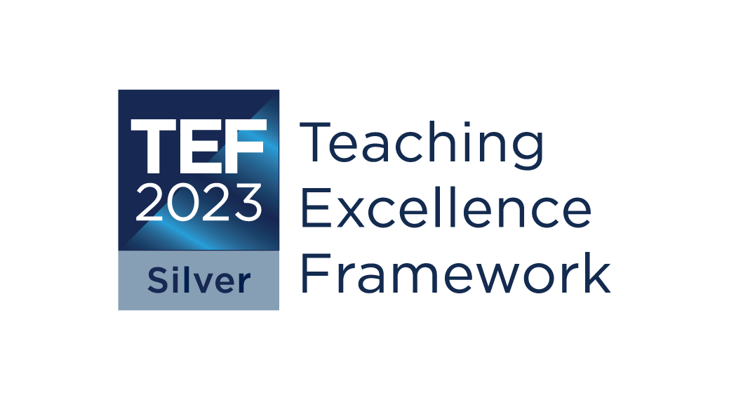 Logo showing our Silver award in the 2023 Teaching Excellence Framework (TEF)