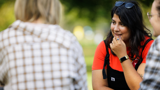 Outdoors on campus