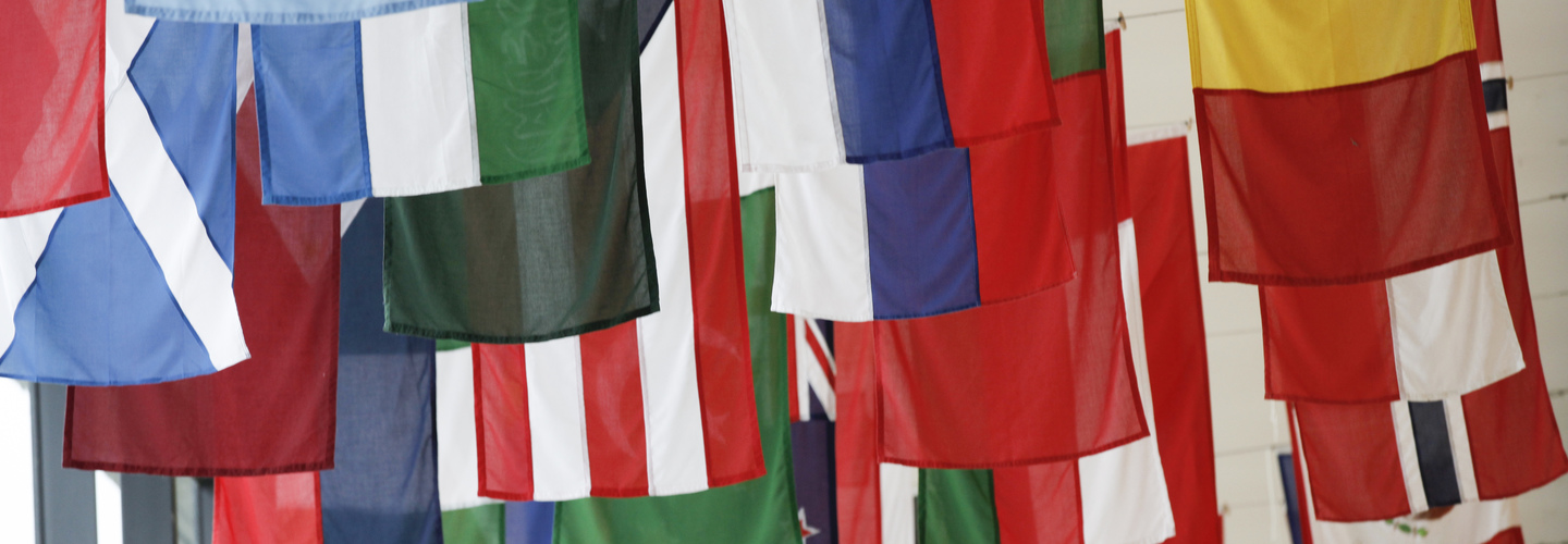 A selection of flags